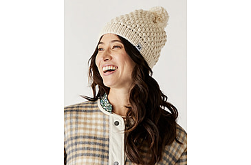 Image of Carve Designs Abby Pom Beanie - Womens, Birch, One Size, HTBE30-280-OS