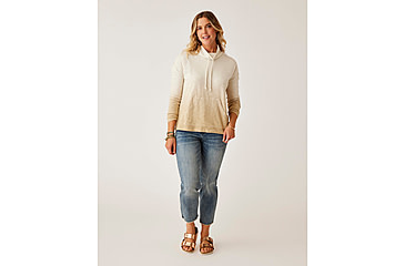 Image of Carve Designs Bodie Funnel Neck - Womens, Lt. Khaki Ombre, Extra Small, TKRB76-244-XS