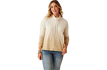 Image of Carve Designs Bodie Funnel Neck - Womens, Lt. Khaki Ombre, Extra Small, TKRB76-244-XS