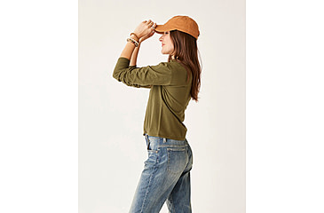 Image of Carve Designs Bray Mockneck Top - Womens, Fir, Large, TKMN40-392-LG