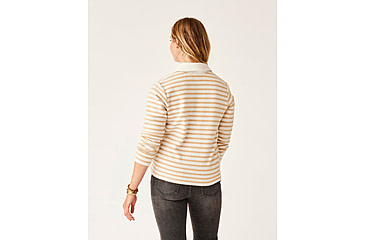 Image of Carve Designs Clara Fleece Pullover - Womens, Birch Even Stripe, Large, FLPO15-282-LG