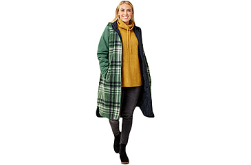 Image of Carve Designs Donner Reversible Jacket - Womens, Cilantro/Black, Medium, JCMS10-375-MD