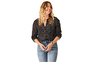 Image of Carve Designs Dylan Gauze Tunic - Womens, Black Crosshatch, Small, TWTC52-997-SM