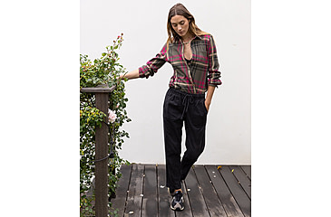 Image of Carve Designs Fairbanks Supersoft Shirt - Womens, Fir Multiplaid, Small, TKSS70-392-SM