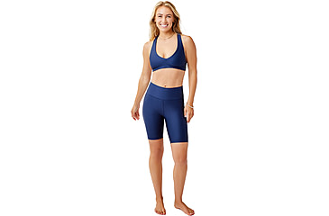 Image of Carve Designs La Jolla Compression Top - Womens, Navy, Extra Small, BTHF36-552-XS