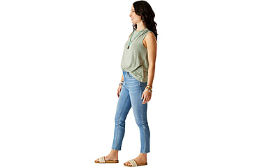 Image of Carve Designs Larisa Hemp Tank - Womens, Light Cilantro, Extra Small, TKHK20-328-XS