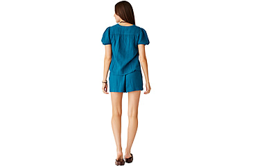 Image of Carve Designs Milo Gauze Top - Womens, Azul, Medium, TWSG10-521-MD