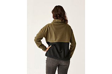 Image of Carve Designs Rowayton Colorblock Cowl - Womens, Fir/Black, Extra Small, FLRC20-392-XS