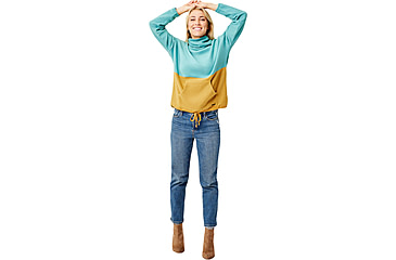 Image of Carve Designs Rowayton Colorblock Cowl - Womens, Wave w. Wood, Extra Small, FLRC20-482-XS