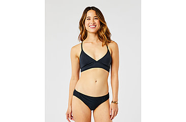 Image of Carve Designs St. Barth Bikini Bottom - Womens, Black, Large, BBST77-001-LG
