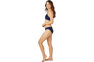 Image of Carve Designs St. Barth Reversible Bottom -Womens, Black/Navy, Extra Small, BBNA10-012-XS
