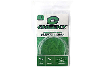 Image of Cheeky Fishing Freshwater Leader 3-Pack, Clear Nylon, 5X, 4.8 lb test, C-LEA-5XN-3PK