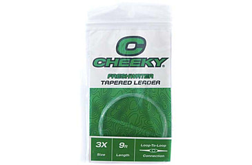 Image of Cheeky Fishing Freshwater Leader, Clear Nylon, 3X, 8.3 lb test, C-LEA-3XN-1PK