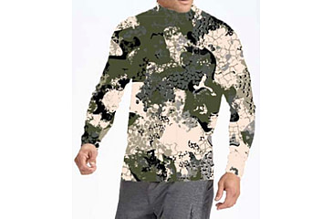 Image of Christensen Arms Ram Logo Camo Performance LS Shirt - Mens, Timber, S, 730-CA094-90-00-302-02