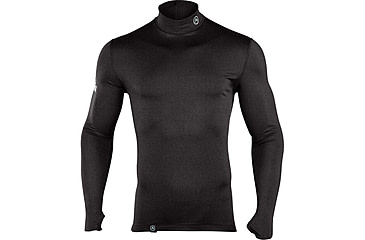 Image of Coldpruf Peak Performance Warmer Mock Top - Men's, Black, Medium, 72MMDBK