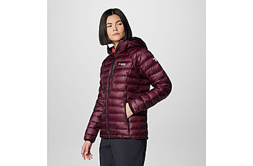 Image of Columbia Arctic Crest Down Hooded Jacket - Womens, Moonvista, Extra Small, 2086071607-XS