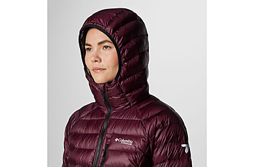 Image of Columbia Arctic Crest Down Hooded Jacket - Womens, Moonvista, Extra Small, 2086071607-XS