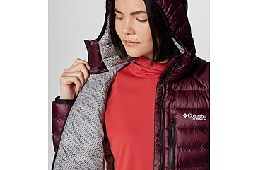 Image of Columbia Arctic Crest Down Hooded Jacket - Womens, Moonvista, Extra Small, 2086071607-XS