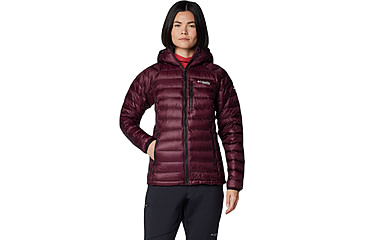 Image of Columbia Arctic Crest Down Hooded Jacket - Womens, Moonvista, Extra Small, 2086071607-XS