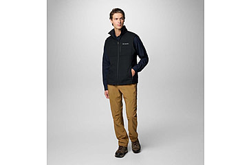 Image of Columbia Ascender II Softshell Vest - Mens, Black, Medium, 2090471-010-M