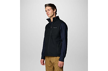 Image of Columbia Ascender II Softshell Vest - Mens, Black, Medium, 2090471-010-M