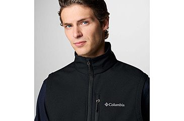 Image of Columbia Ascender II Softshell Vest - Mens, Black, Medium, 2090471-010-M