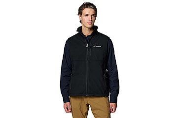 Image of Columbia Ascender II Softshell Vest - Mens, Black, Medium, 2090471-010-M