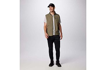 Image of Columbia Ascender II Softshell Vest - Mens, Stone Green, Medium, 2090471-398-M