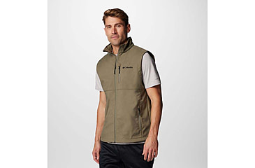 Image of Columbia Ascender II Softshell Vest - Mens, Stone Green, Medium, 2090471-398-M