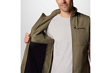 Image of Columbia Ascender II Softshell Vest - Mens, Stone Green, Medium, 2090471-398-M