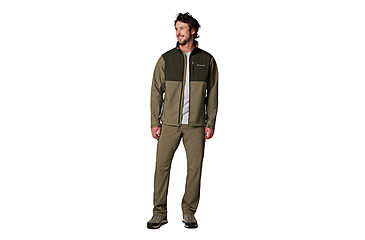 Image of Columbia Ascender Softshell Jacket - Mens, Stone Green/Grey, L, 1556531-398-L