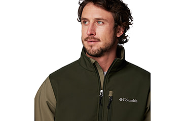 Image of Columbia Ascender Softshell Jacket - Mens, Stone Green/Grey, L, 1556531-398-L