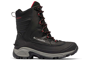 Image of Columbia Bugaboot III Boots - Mens, Black/Bright Red, 10 US, 1791221-012-10