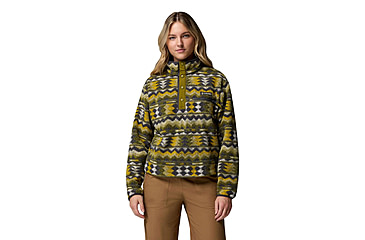 Image of Columbia Helvetia II Printed Cropped Half Snap - Womens