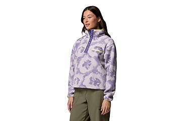 Image of Columbia Helvetia II Printed Cropped Half Snap - Womens