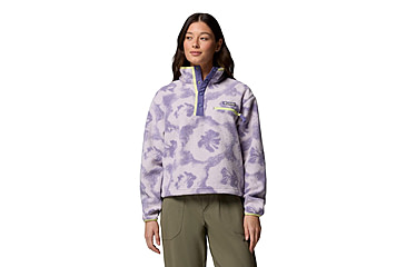 Image of Columbia Helvetia II Printed Cropped Half Snap - Womens