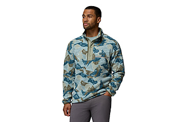 Image of Columbia Helvetia II Printed Half Snap Fleece - Mens