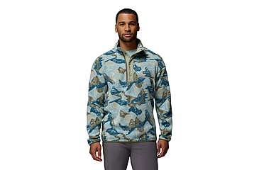 Image of Columbia Helvetia II Printed Half Snap Fleece - Mens