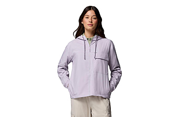 Image of Columbia Skien Valley Hooded Long Sleeve Shirt - Womens