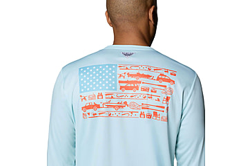 Image of Columbia Terminal Tackle PFG Fish Flag Long Sleeve - Mens