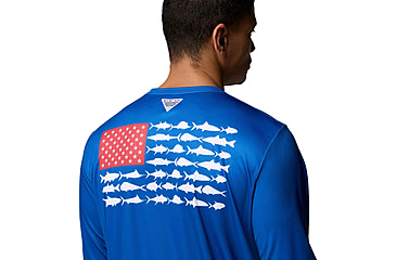 Image of Columbia Terminal Tackle PFG Fish Flag Long Sleeve - Mens