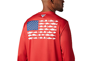 Image of Columbia Terminal Tackle PFG Fish Flag Long Sleeve - Mens