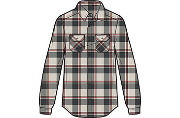 Image of Columbia Flare Gun Stretch Flannel Shirt - Mens, Dark Stone Trails Edge Plaid, 2XL, 1861581-279-XXL
