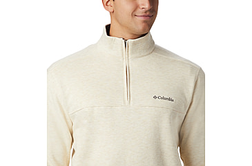 Image of Columbia Hart Mountain II Half Zip Sweatshirt - Mens, Oatmeal Heather, XXL, 1411621-242-XXL