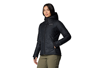 Image of Columbia Heavenly Hooded Jacket - Womens, Black, M, 1738151-012-M