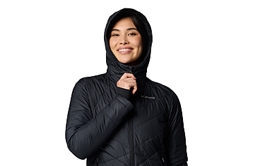 Image of Columbia Heavenly Hooded Jacket - Womens, Black, M, 1738151-012-M
