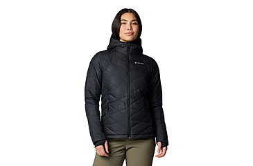 Image of Columbia Heavenly Hooded Jacket - Womens, Black, M, 1738151-012-M