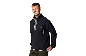 Image of Columbia Helvetia II Half Snap Fleece - Mens, Black, Large, 2090891010-010-L