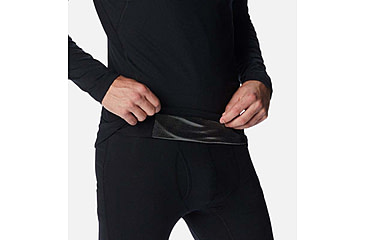 Image of Columbia Midweight Stretch Long Sleeve Top - Mens, Black, Medium, 1638591-011-M