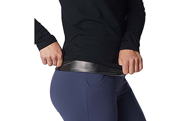 Image of Columbia Midweight Stretch Long Sleeve Top - Womens, Black, Medium, 1639021-011-M